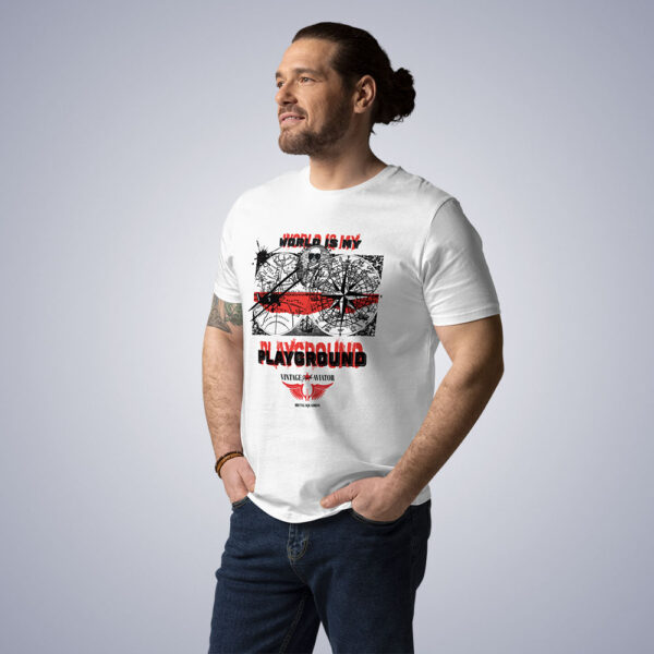t-shirt homme Vintage aviator