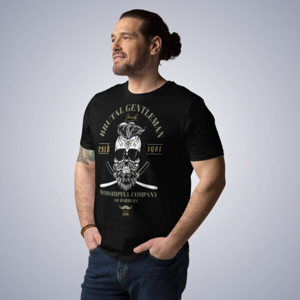 Tshirt homme gentleman barber